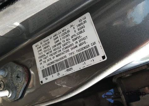2006 Honda Accord 2.4 Ex from USA, damaged, VIN 1HGCM56736A099095